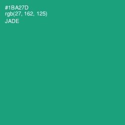 #1BA27D - Jade Color Image