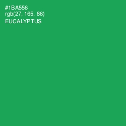 #1BA556 - Eucalyptus Color Image