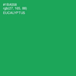 #1BA558 - Eucalyptus Color Image