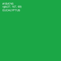 #1BA745 - Eucalyptus Color Image