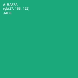 #1BA87A - Jade Color Image