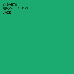 #1BAB70 - Jade Color Image