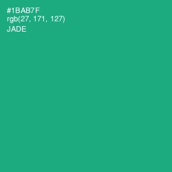 #1BAB7F - Jade Color Image