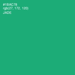 #1BAC78 - Jade Color Image