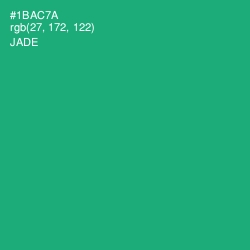 #1BAC7A - Jade Color Image