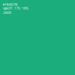 #1BAD7B - Jade Color Image