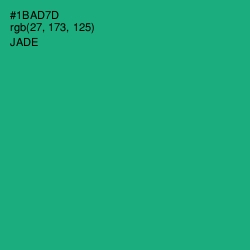 #1BAD7D - Jade Color Image