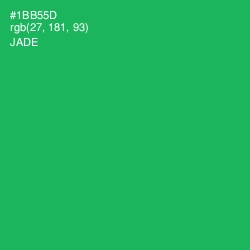 #1BB55D - Jade Color Image