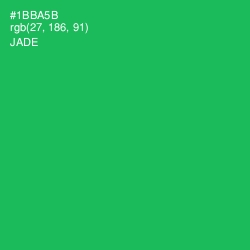 #1BBA5B - Jade Color Image