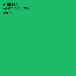 #1BBB6A - Jade Color Image