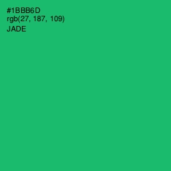 #1BBB6D - Jade Color Image