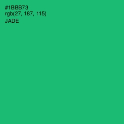 #1BBB73 - Jade Color Image