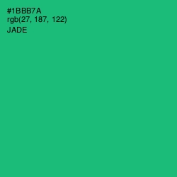 #1BBB7A - Jade Color Image