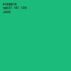 #1BBB7B - Jade Color Image