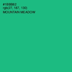 #1BBB82 - Mountain Meadow Color Image