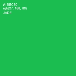 #1BBC50 - Jade Color Image