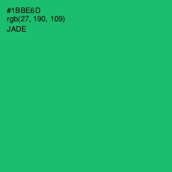 #1BBE6D - Jade Color Image