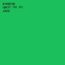 #1BBF5B - Jade Color Image