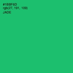 #1BBF6D - Jade Color Image
