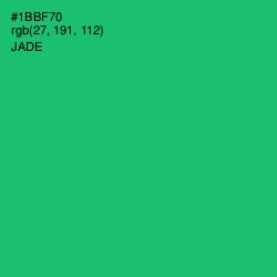 #1BBF70 - Jade Color Image