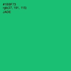 #1BBF73 - Jade Color Image