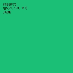 #1BBF75 - Jade Color Image