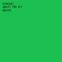 #1BC051 - Malachite Color Image