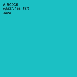 #1BC0C5 - Java Color Image