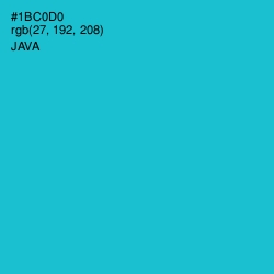 #1BC0D0 - Java Color Image