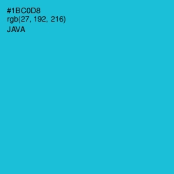 #1BC0D8 - Java Color Image