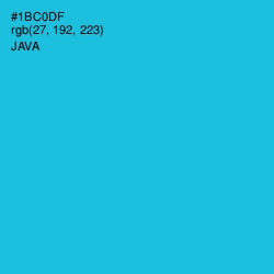 #1BC0DF - Java Color Image