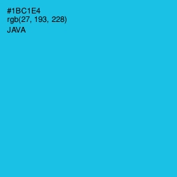 #1BC1E4 - Java Color Image