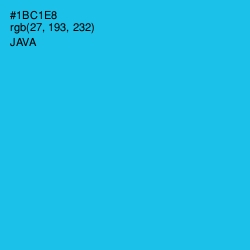 #1BC1E8 - Java Color Image