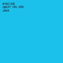 #1BC1EB - Java Color Image