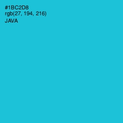 #1BC2D8 - Java Color Image