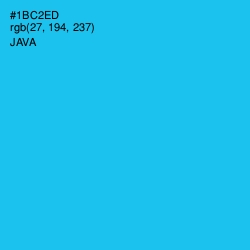 #1BC2ED - Java Color Image