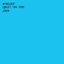 #1BC2EF - Java Color Image