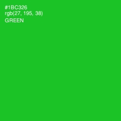 #1BC326 - Green Color Image