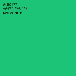 #1BC477 - Malachite Color Image