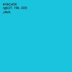 #1BC4DE - Java Color Image
