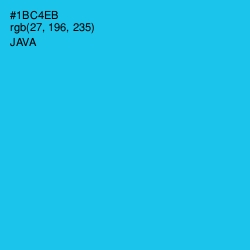 #1BC4EB - Java Color Image