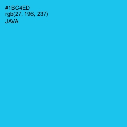 #1BC4ED - Java Color Image