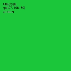 #1BC63B - Green Color Image