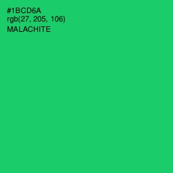 #1BCD6A - Malachite Color Image