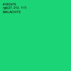 #1BD475 - Malachite Color Image