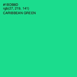 #1BDB8D - Caribbean Green Color Image