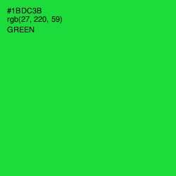 #1BDC3B - Green Color Image