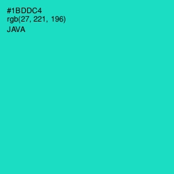 #1BDDC4 - Java Color Image