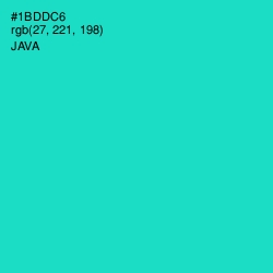 #1BDDC6 - Java Color Image