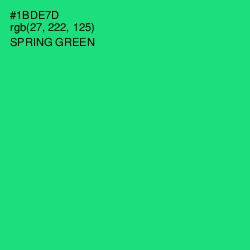 #1BDE7D - Spring Green Color Image